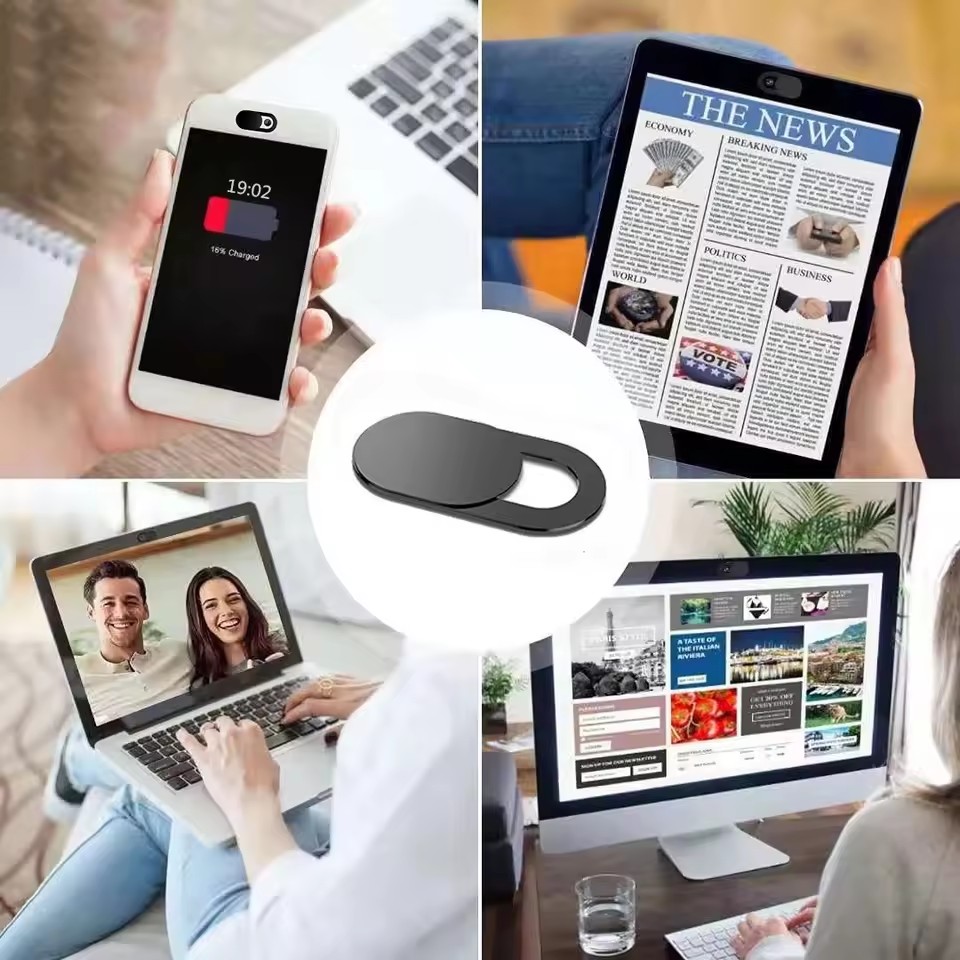 Camera Lens Protector - Cache-webcam coulissant pour ordinateur portable, anti-espion