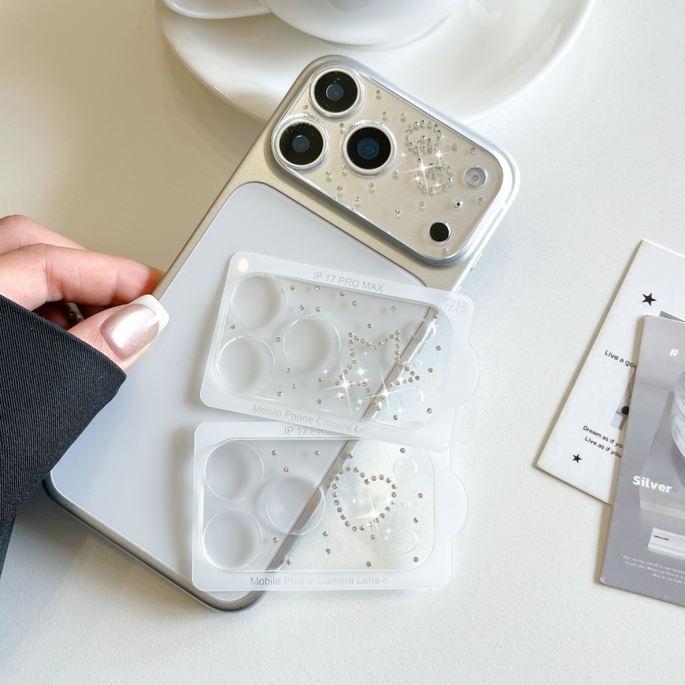 Camera Lens Protector - Protection d'objectif en verre 3D Cœur