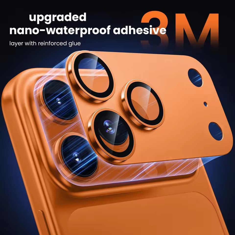 Tempered Glass Screen 9H - Protection d'objectif d'appareil photo pour Phone