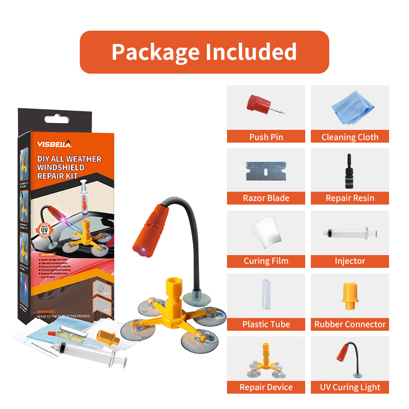 Liquid Uv Glue Kit - Visbella-Kit de réparation de pare-brise de