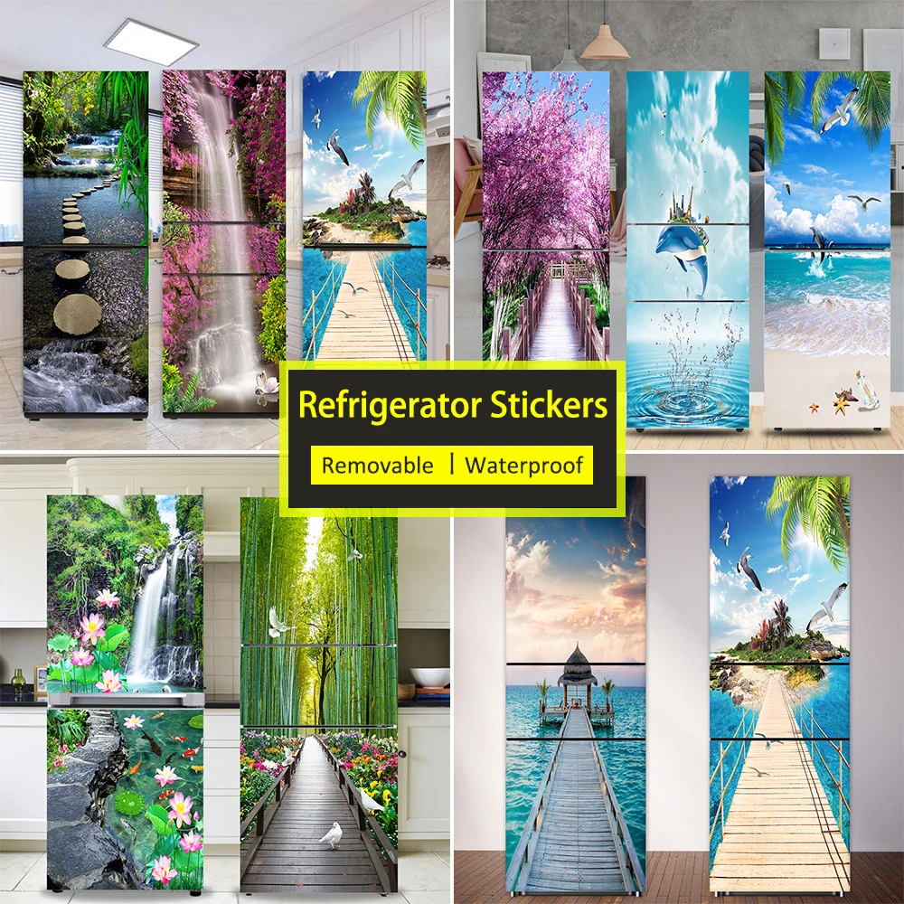 Full Cover Adhesive - Autocollant de réfrigérateur de bord de
