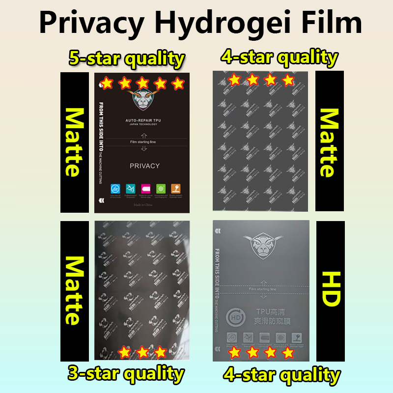 Flexible Tpu Film - 5/50 pièces Film hydrogel flexible mat/transparent
