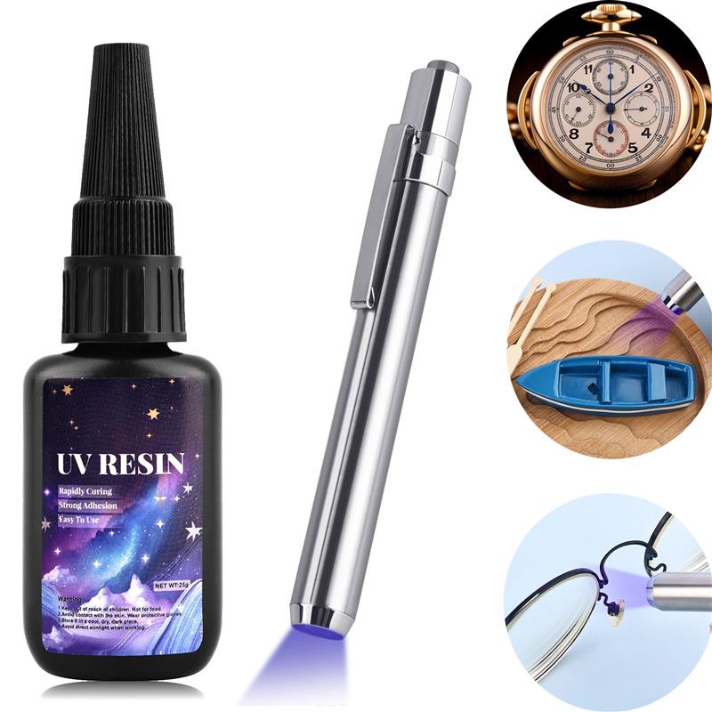Liquid Uv Glue Kit - Kit de colle de soudage UV,