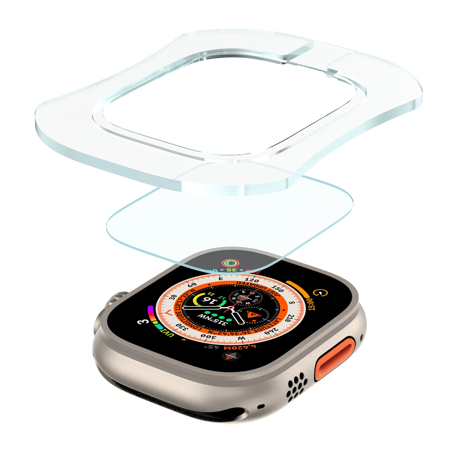 Screen Alignment Tool - Verre trempé pour Apple Watch Ultra