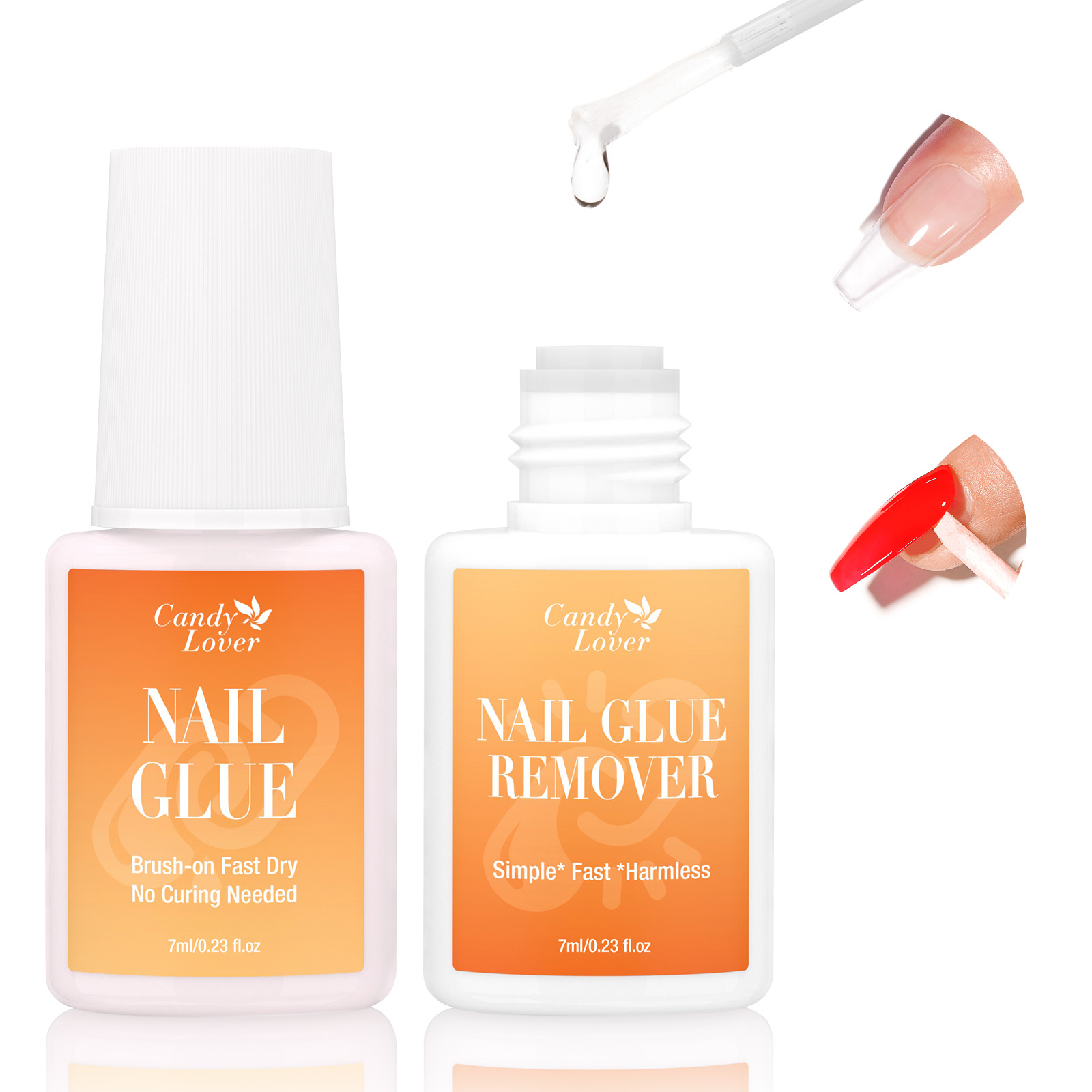 Liquid Uv Glue Kit - Kit Dissolvant Super Puissant pour Colle