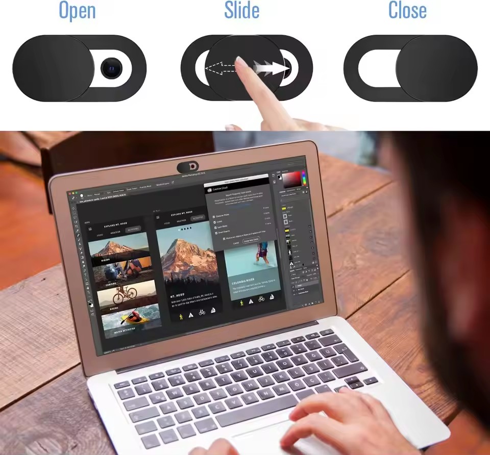 Cache-webcam coulissant pour o - Camera Lens Protector avis et prix