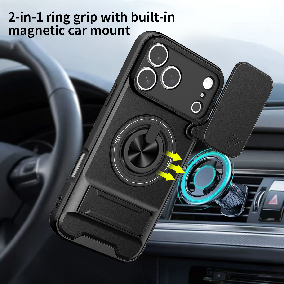 Coque de téléphone magnétique  - Camera Lens Protector avis et prix