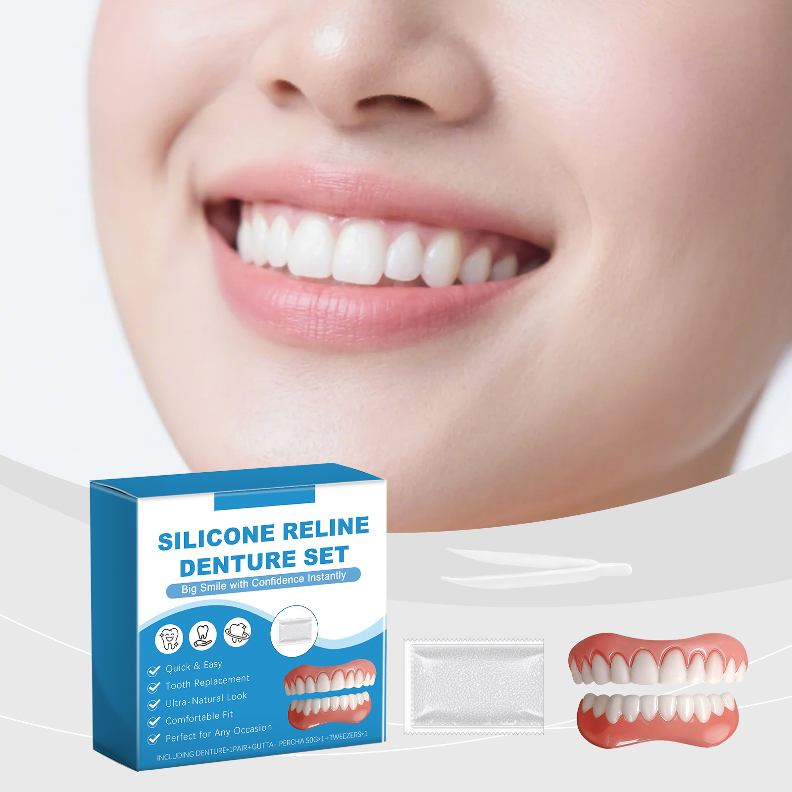 Prothèse dentaire complète sur - Full Cover Adhesive avis et prix