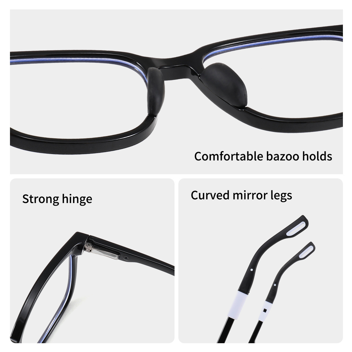 Lunettes optiques rétro rondes - Anti Blue Light Film avis et prix