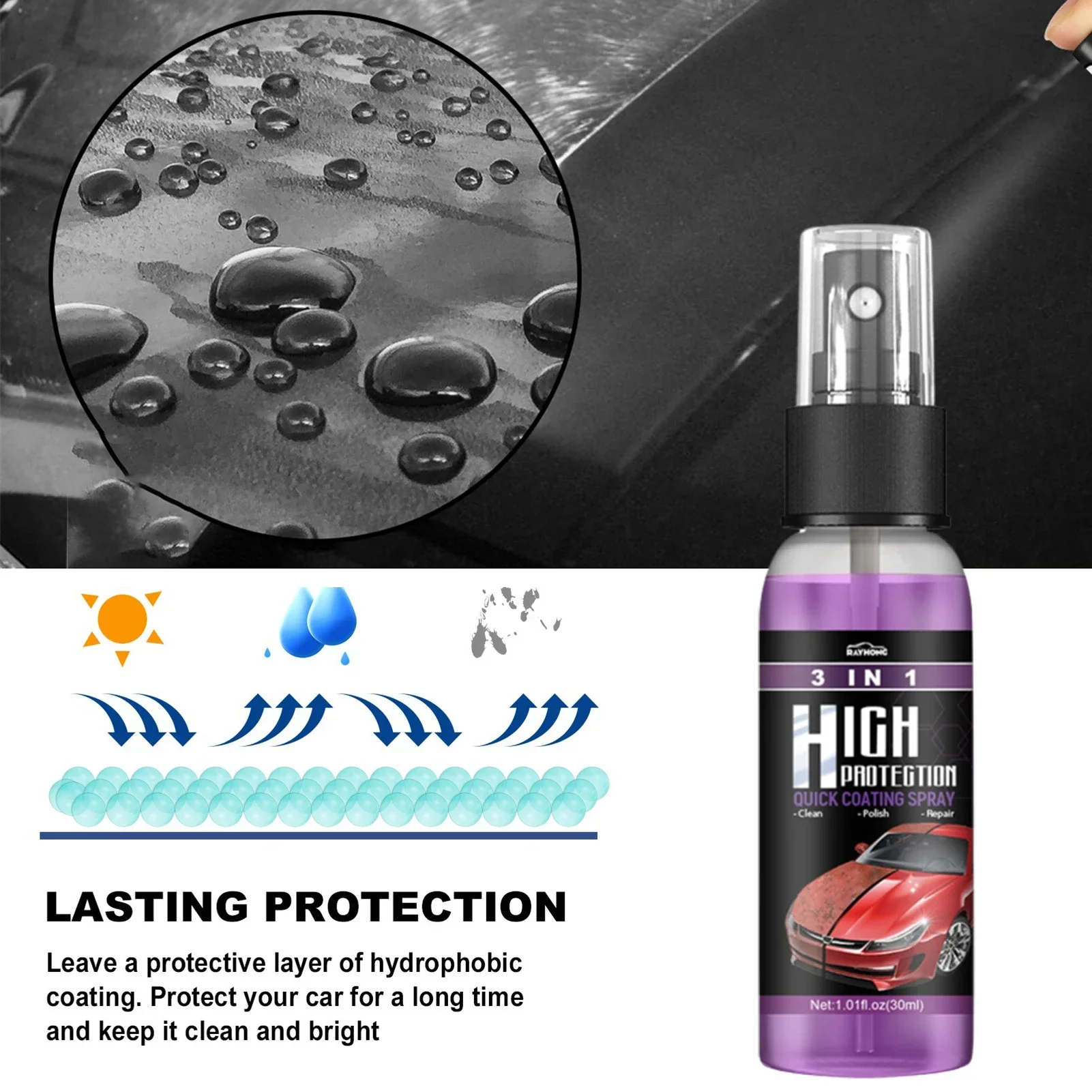 Spray de revêtement céramique  - Nano Liquid Coating avis et prix