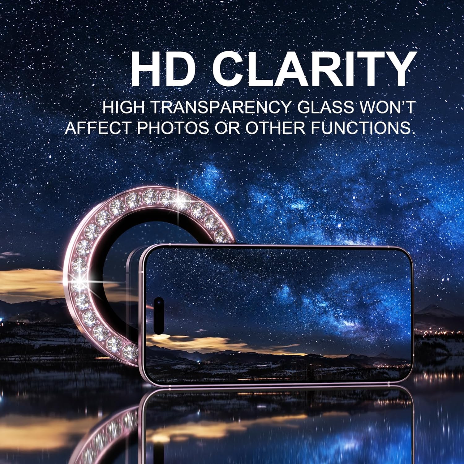 1PC Protection d'objectif d'ap - Tempered Glass Screen 9H avis et prix