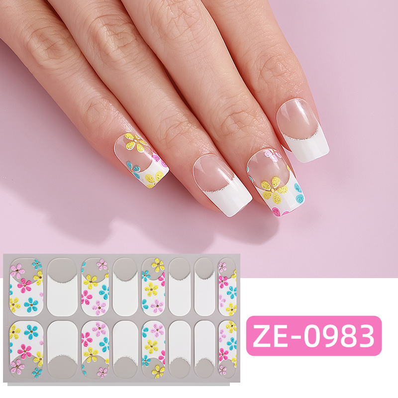 16 autocollants pour ongles ef - Full Cover Adhesive avis et prix
