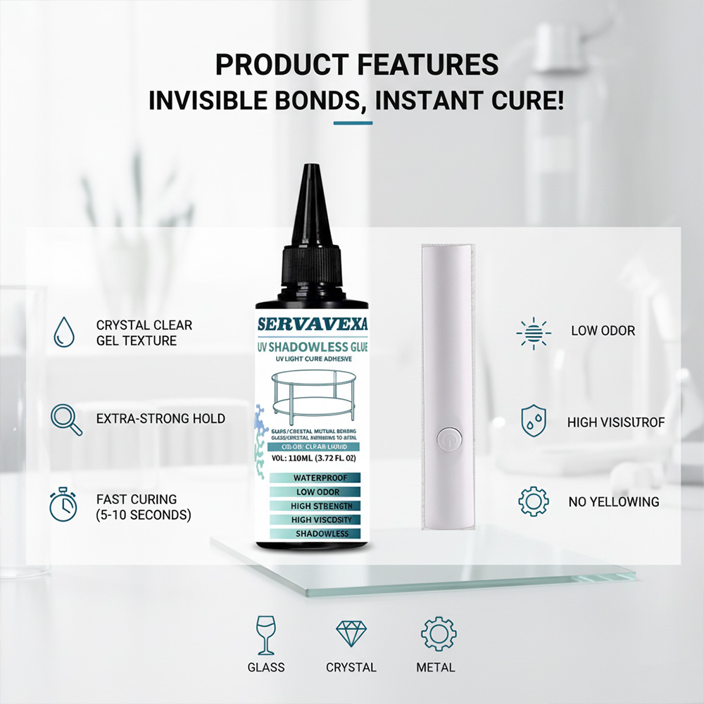Kit adhésif à polymérisation U - Liquid Uv Glue Kit avis et prix